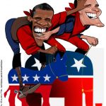 Cartoons – Barack Obama e Mitt Romney