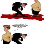 Cartoons – A vénia de Pedro Passos Coelho a Angela Merkel
