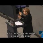 Angela Merkel fala sobre Portugal