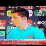 Cristiano Ronaldo recusa responder à jornalista da CMTV