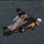 Homem conhecido por “Jetman” voou sobre a cidade do Rio de Janeiro