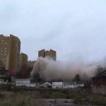 Implosão da Torre 5 do Bairro do Aleixo – é só pó